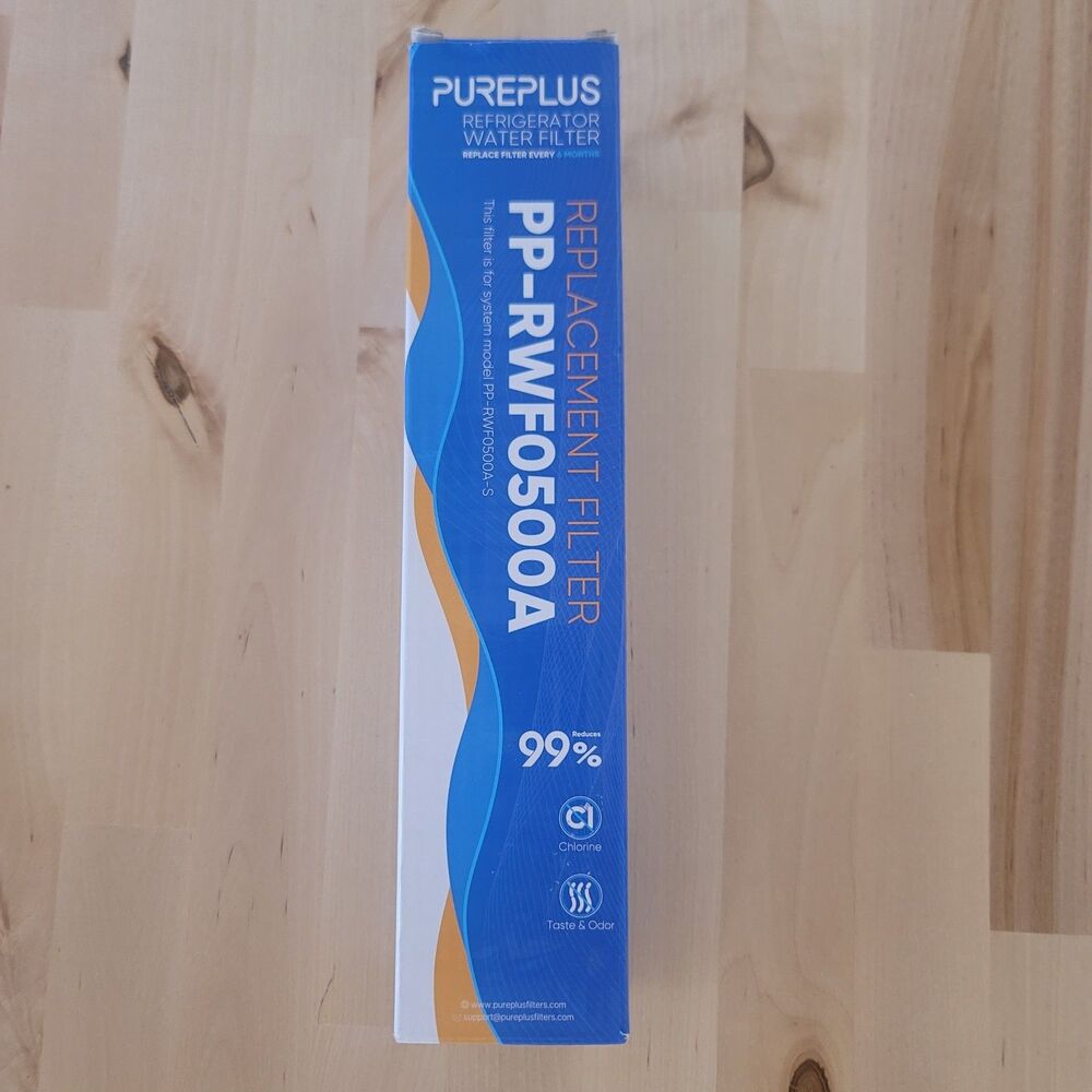 PurePlus PP-RWF0500A  NEW Refrigerator Water Filter w/ Month Stickers & Manual